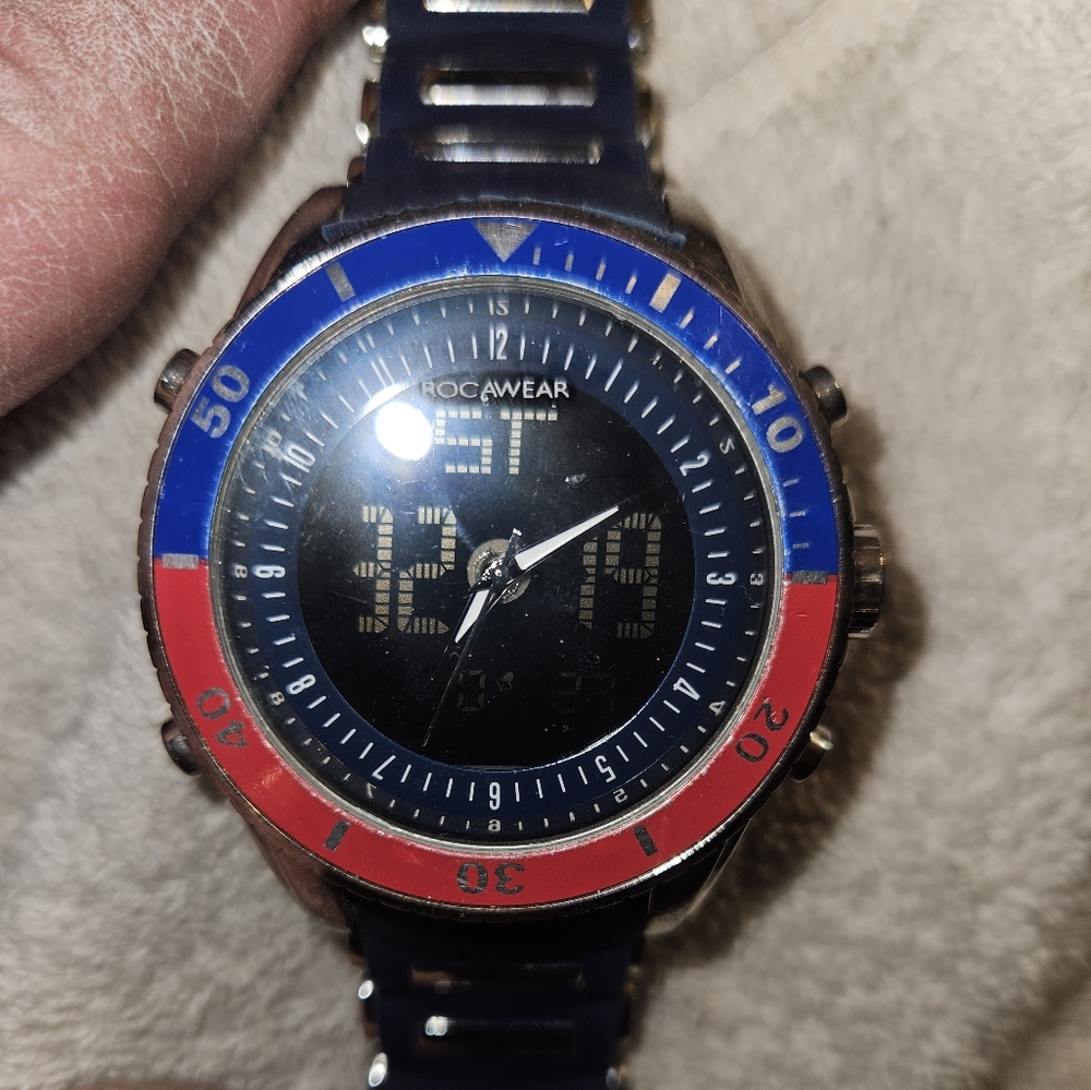 Mens Rocawear Digital Dive Watch - Picture 2 of 8